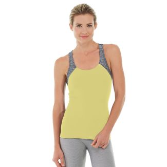 Antonia Racer Tank-L-Yellow